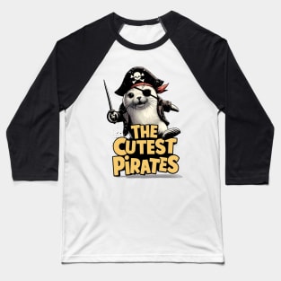 Harp Seal - The Cutest Pirates Baseball T-Shirt